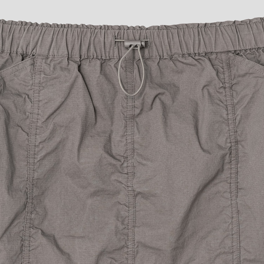 8 seconds Cotton Nylon Cargo Long Skirt — Khaki