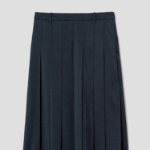 8 seconds Summer Pleats Skirt — Navy