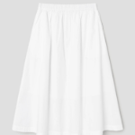 8 seconds Cotton Long Full Skirt — White