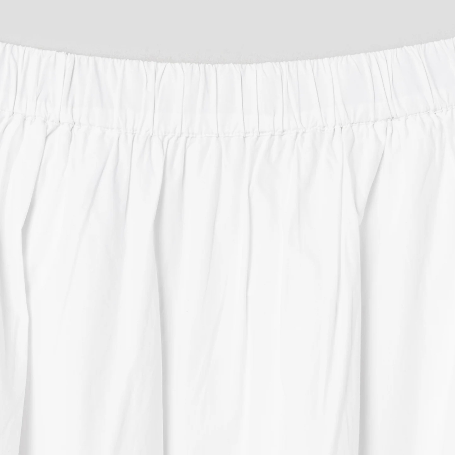 8 seconds Cotton Long Full Skirt — White