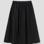 8 seconds Cotton Long Full Skirt — Navy
