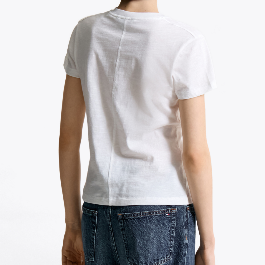 TOMMY HILFIGER [Official Headquarters] Slim Slub T-shirt