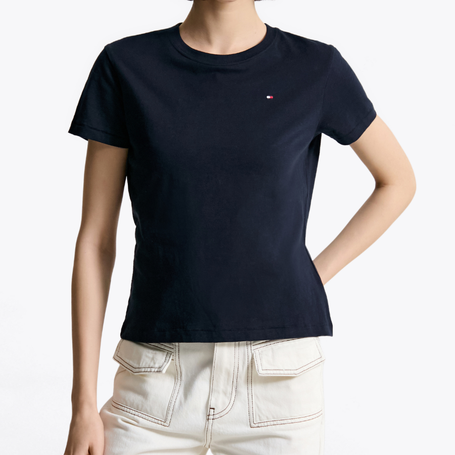 TOMMY HILFIGER [Official Headquarters] Slim Slub T-shirt