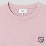 Maison Kitsune Men Bold Fox Head Patch Oversize Tee Shirt - Pink Clay