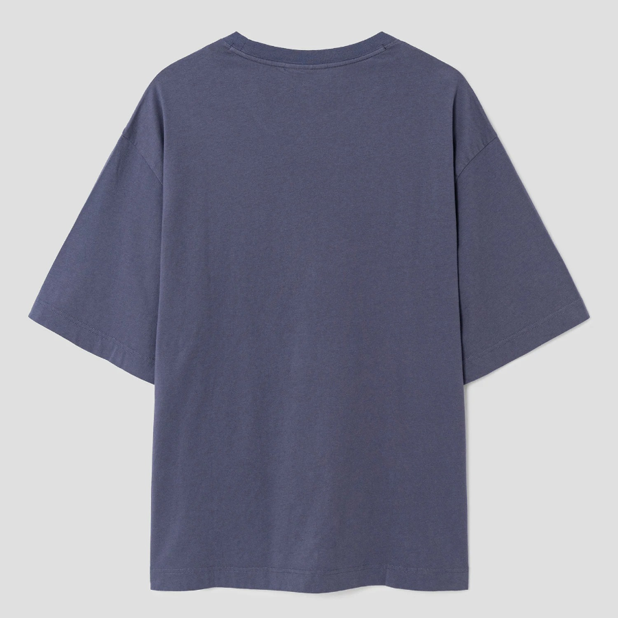 Maison Kitsune Men Chillax Print Oversize Tee-Shirt - Fig