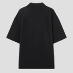 Maison Kitsune Men Bold Fox Head Patch Oversize Polo - Black