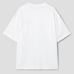 Maison Kitsune Men Maison Kitsune Handwriting Embroidery Oversize Tee - White
