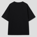 Maison Kitsune Men Maison Kitsune Handwriting Embroidery Oversize Tee - Black