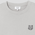Maison Kitsune Men Bold Fox Head Patch Oversize Tee Shirt - Truffle