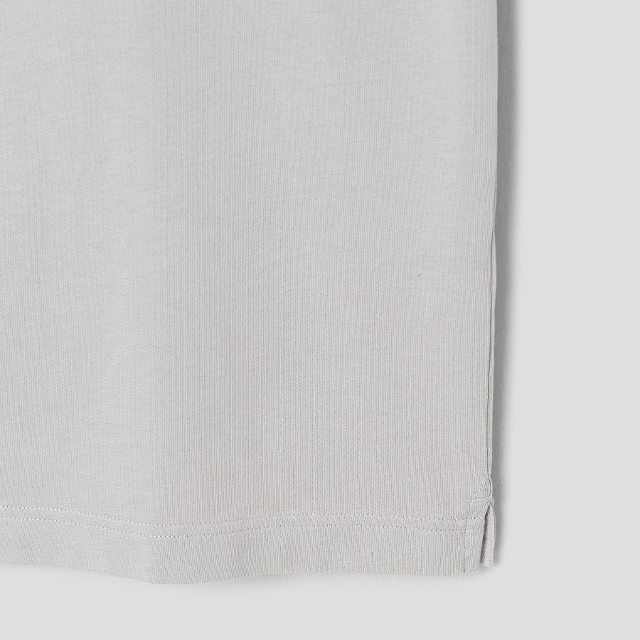 Maison Kitsune Men Bold Fox Head Patch Oversize Tee Shirt - Truffle