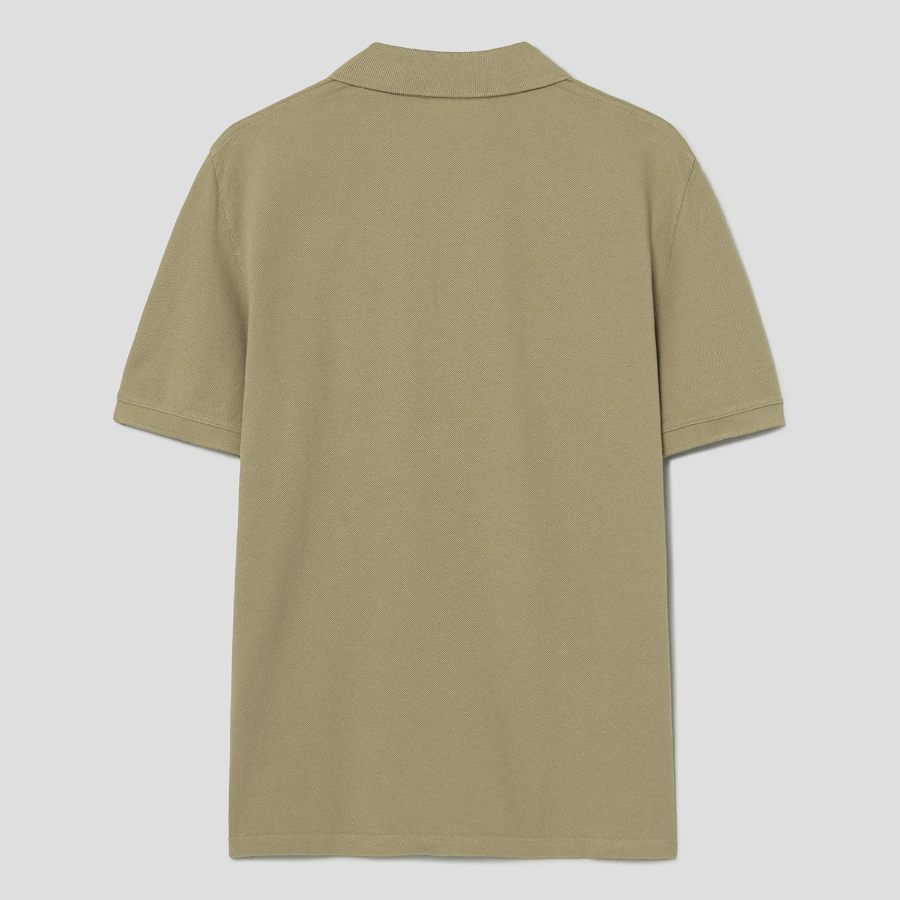 Maison Kitsune Men Fox Head Patch Regular Polo - Canvas