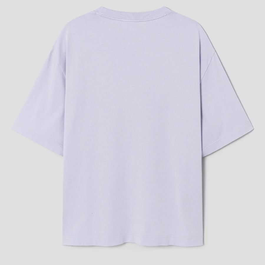 Maison Kitsune Men Bold Fox Head Patch Oversize Tee Shirt - Soft Mauve