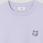 Maison Kitsune Men Bold Fox Head Patch Oversize Tee Shirt - Soft Mauve