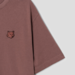 Maison Kitsune Men Bold Fox Head Patch Oversize Tee Shirt - Brunette