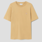 Maison Kitsune Men Chillax Fox Patch Regular Tee-Shirt - Goldie