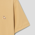 Maison Kitsune Men Chillax Fox Patch Regular Tee-Shirt - Goldie
