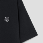 Maison Kitsune Men Bold Fox Head Patch Oversize Tee Shirt - Black