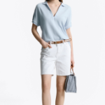 TOMMY HILFIGER [Official Headquarters] Open Collar Short Sleeve Polo Shirt