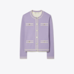 TORY BURCH Kendra Cardigan – Lavender