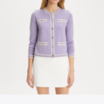 TORY BURCH Kendra Cardigan – Lavender