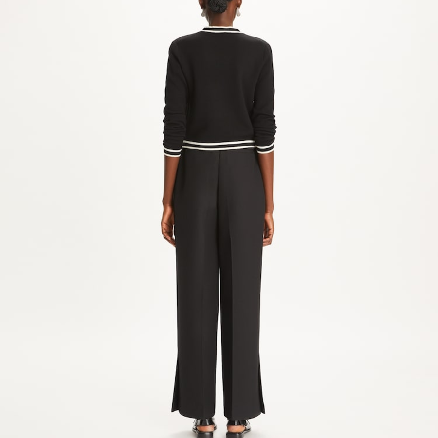 TORY BURCH Shrunken Kendra Cardigan – Black