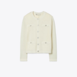 TORY BURCH Kendra Cardigan – Ivory