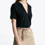 TOMMY HILFIGER [Official Headquarters] Open Collar Short Sleeve Polo Shirt T22F1TPI070WT1BDS