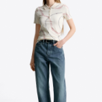 TOMMY HILFIGER [Official Headquarters] All-Over Pattern Polo Shirt