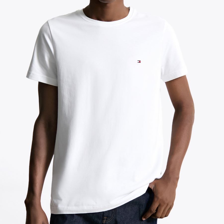 TOMMY HILFIGER [Official Headquarters] Slim Stretch Short Sleeve T-Shirt