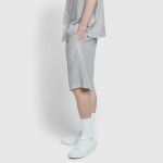 JAJU Summer Double Cotton 5-Part Pajama Set – Light Navy