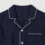 JAJU 60-Count Cotton 5-Part Pajama Set – Navy