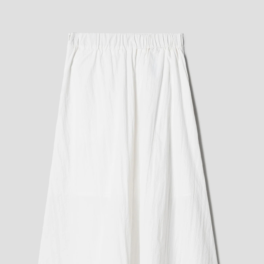 8 seconds Synthetic A-Line Long Skirt - White 8 seconds Synthetic A-Line Long Skirt - White