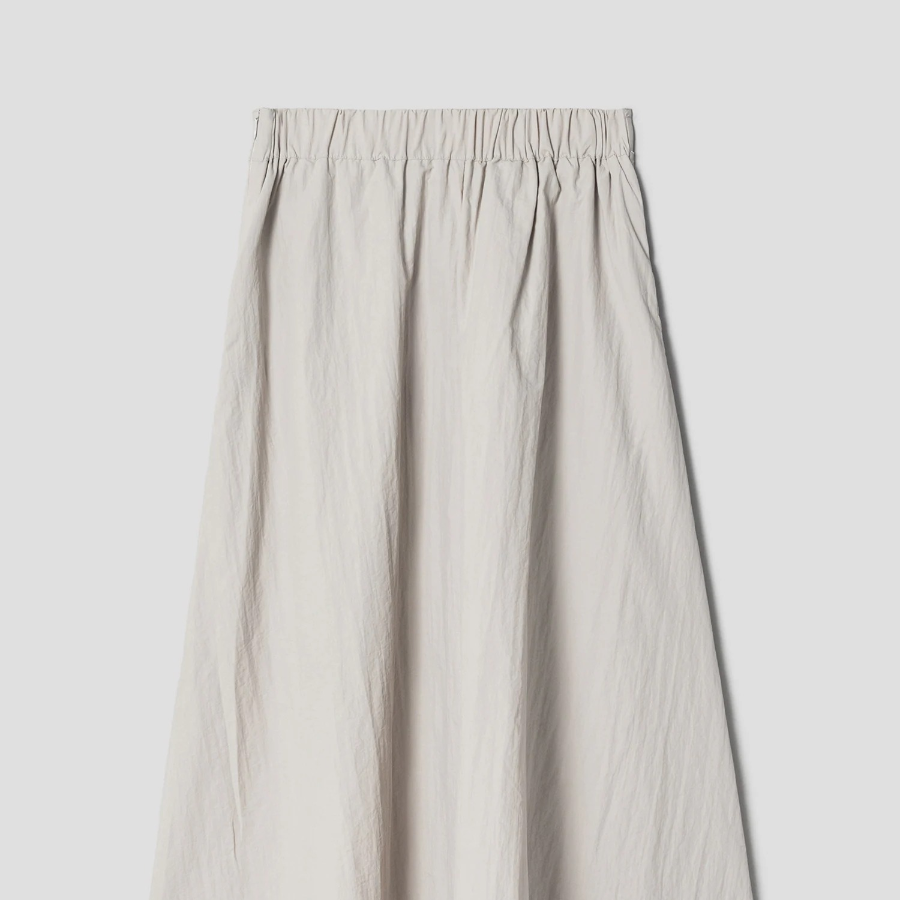 8 seconds Synthetic A-Line Long Skirt - Beige