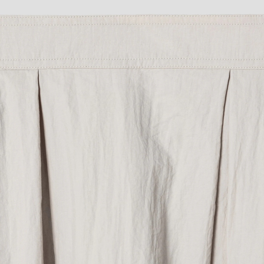 8 seconds Synthetic A-Line Long Skirt - Beige