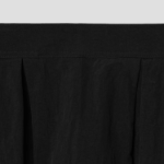 8 seconds Synthetic A-Line Long Skirt - Black