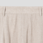 8 seconds Linen Flare Skirt - Beige
