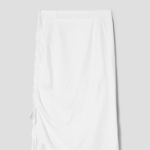 8 seconds Strap Layered Skirt - White