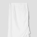 8 seconds Strap Layered Skirt - White