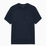 TOMMY HILFIGER [Official Headquarters] Solid Pocket T-Shirt