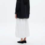 8 seconds Cotton String Long Skirt - White