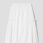 8 seconds Cotton String Long Skirt - White