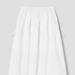 8 seconds Cotton String Long Skirt - White