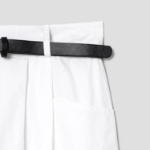 8 seconds Belted Long Skirt - White