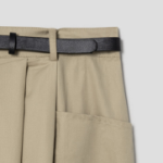 8 seconds Belted Long Skirt - Beige