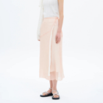 8 seconds Sheer Colorblock Skirt - Light Pink