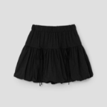 8 seconds Ribbon Detail Mini Skirt - Black