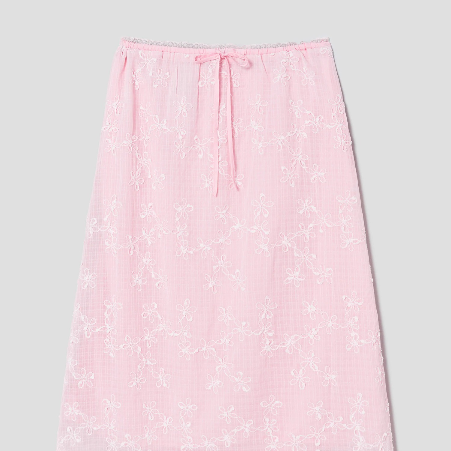 8 seconds Lace Skirt - Light Pink