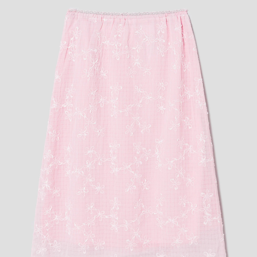 8 seconds Lace Skirt - Light Pink