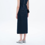8 seconds Setup Denim Skirt - Navy