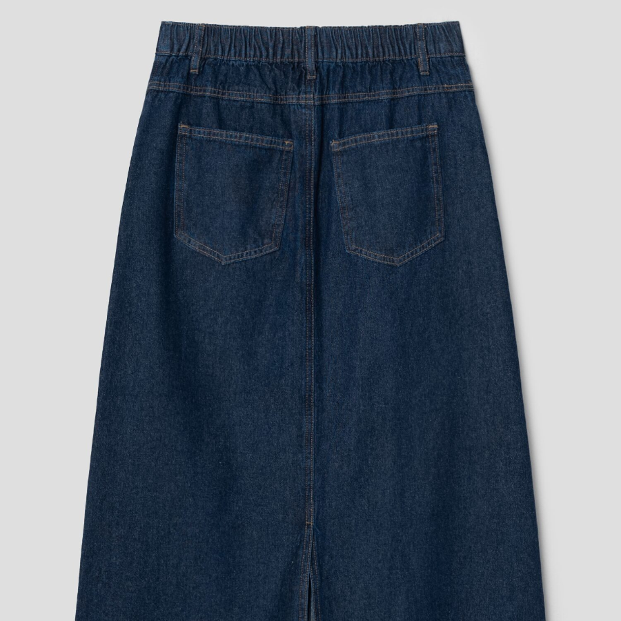 8 seconds Setup Denim Skirt - Navy